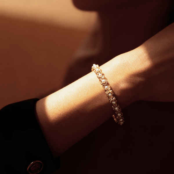 Pearl Bangle Bracelet, photo 2