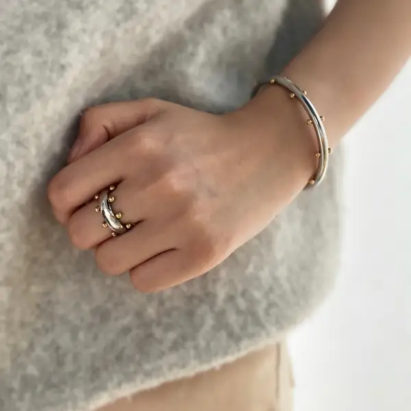 Orbit Mixed Cuff Bracelet, photo 4