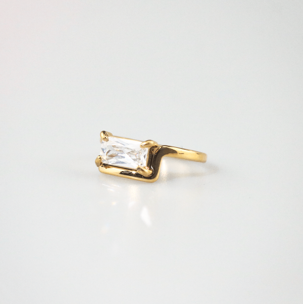 Half Frame Gem Ring, photo 7
