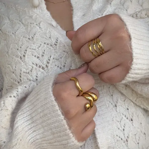 Waveform Band Ring, photo 3