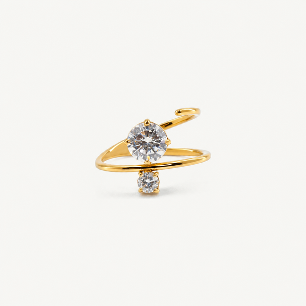 Duo Spark Wrap Ring