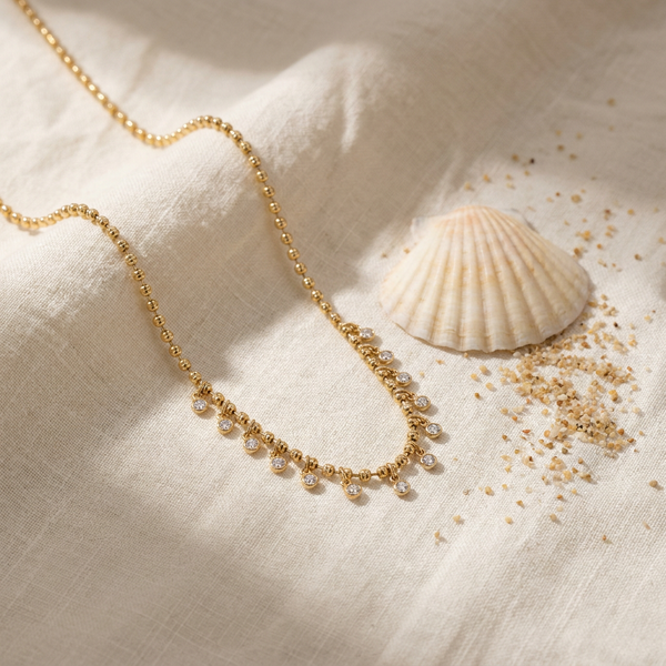 Crystal Fringe Necklace, photo 3