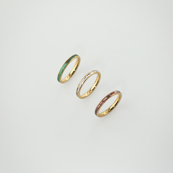 Ruby Slim Band Ring, photo 7