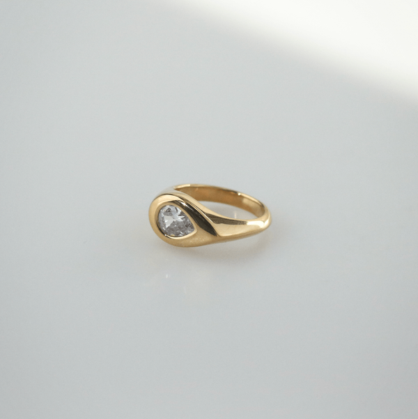Pear Bezel Signet Ring, photo 3