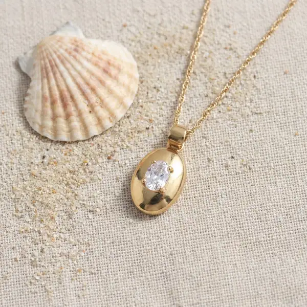 Oval Pendant Necklace, photo 4