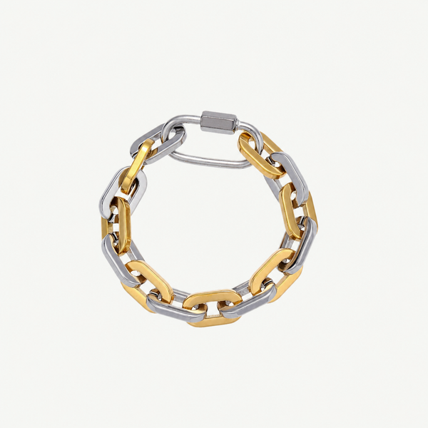Chunky Two Tone Bracelet