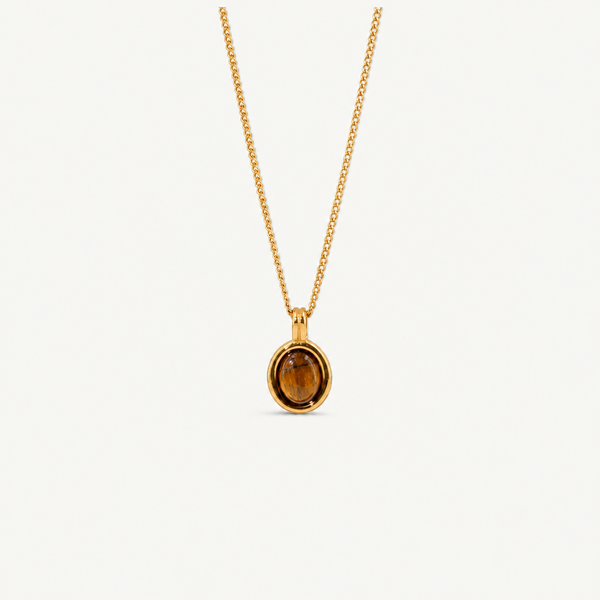 Tiger's Eye Pendant Necklace