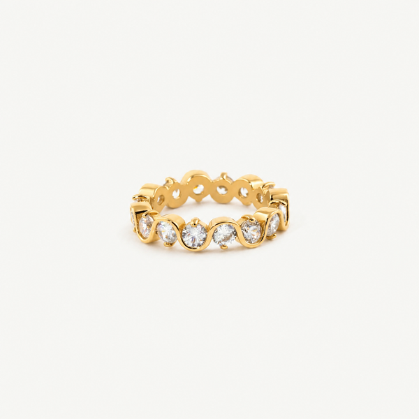 Ripple CZ Eternity Band