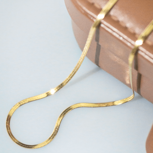 Soft Herringbone Chain Necklace, photo 7