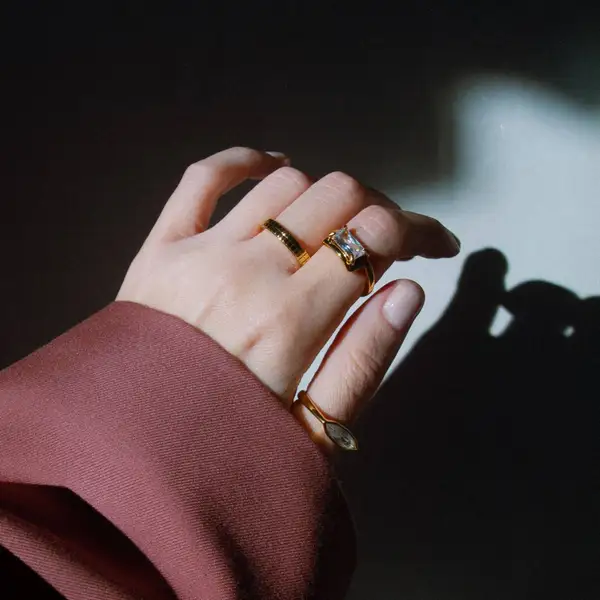 Gridline Band Ring, photo 3
