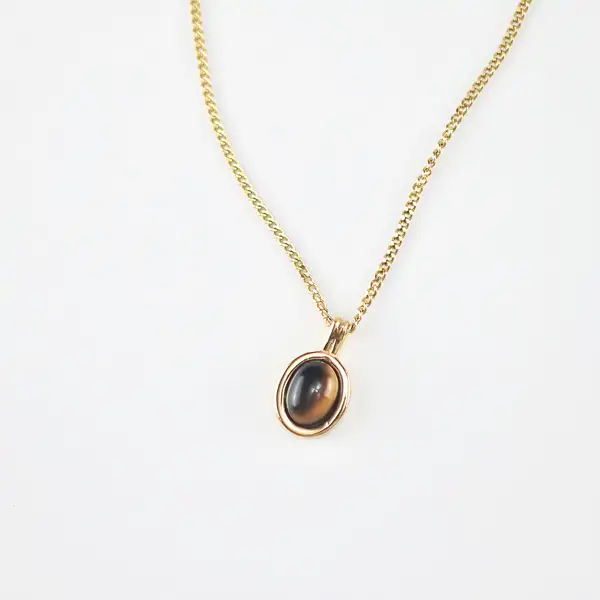 Tiger's Eye Pendant Necklace, photo 8