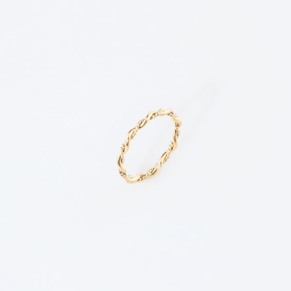 Dainty Rope Twist Ring, photo 3