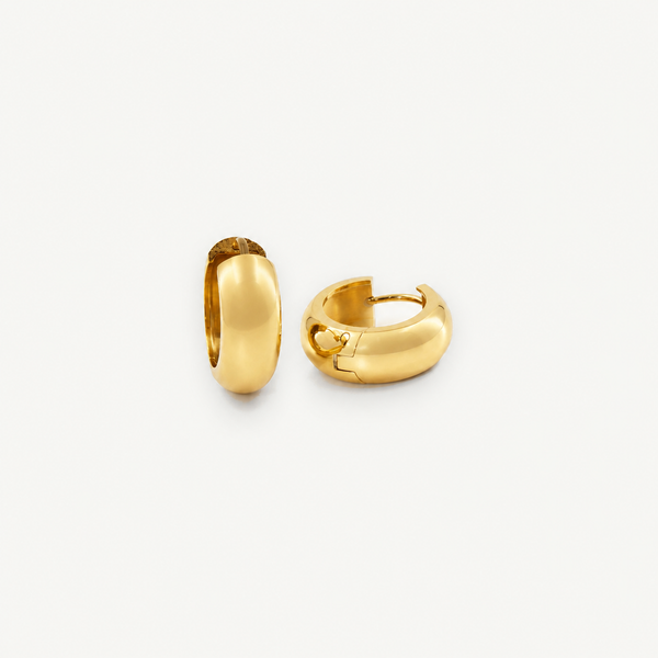 Bold Huggie Hoops