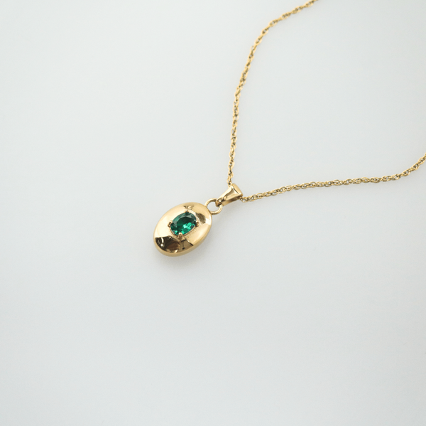 Oval Pendant Emerald, photo 3