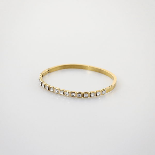 Clear Stones Bangle Bracelet, photo 5