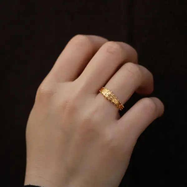 Victorian Engraved Ring, photo 2