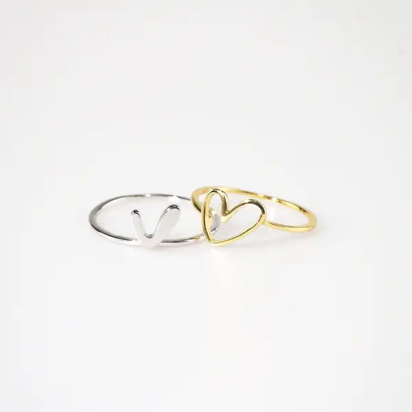 Heart to Heart Ring Set, photo 3