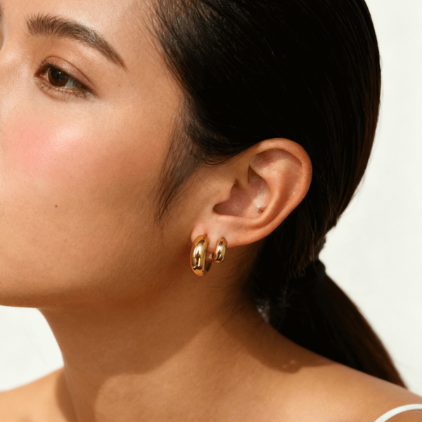 Bold Huggie Hoops, photo 2