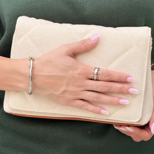 Orbit Mixed Two-Tone Ring, photo 6
