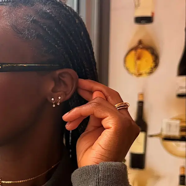 Anisa CZ Stud Earrings, photo 3