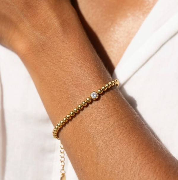 Beaded Solitaire Bracelet, photo 2