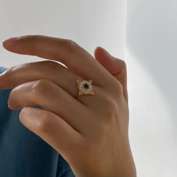 Dainty Starburst Ring, photo 4