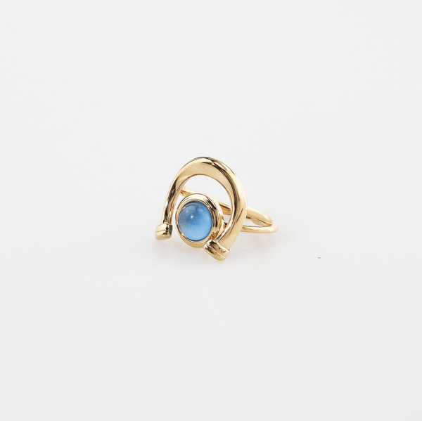 Arlo Blue Stone Ring Set, photo 3