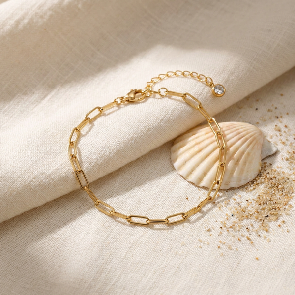 Paperclip Chain Anklet, photo 3