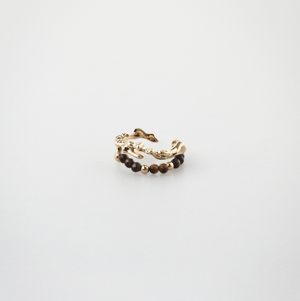 Aria Tigers Eye Beaded Ring, photo 3