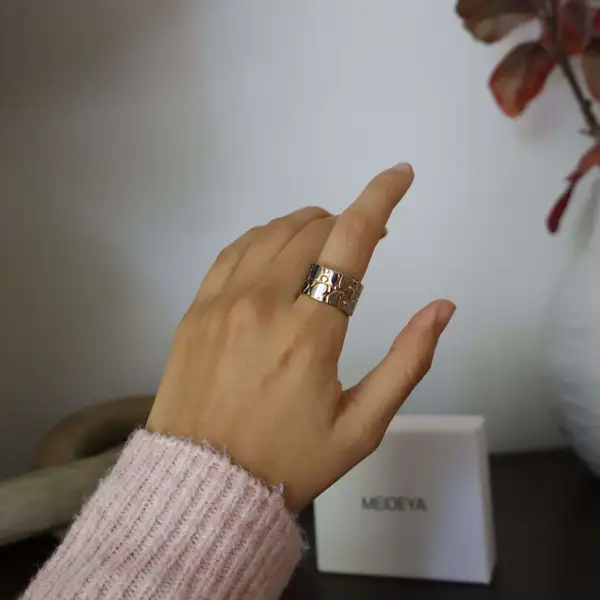 Pebble Statement Band Ring, photo 3