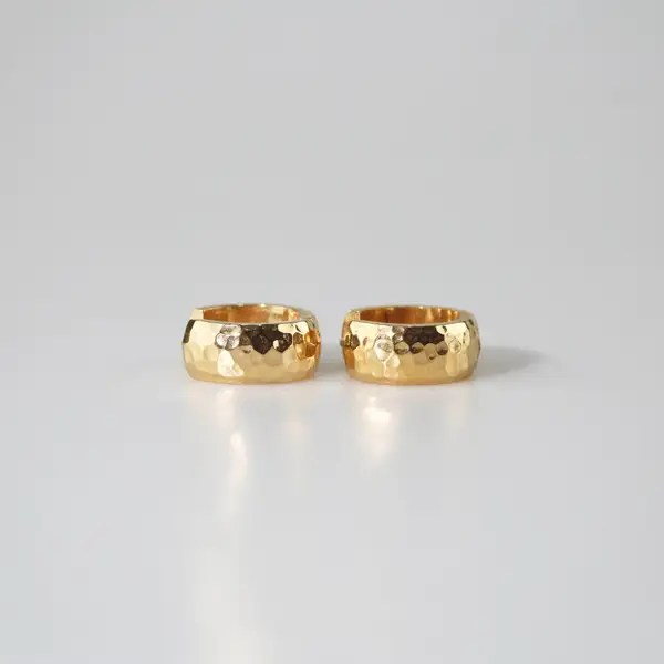 Hammered Small Hoops, photo 9