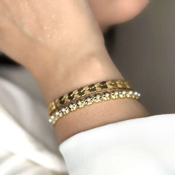 Pearl Bangle Bracelet, photo 3