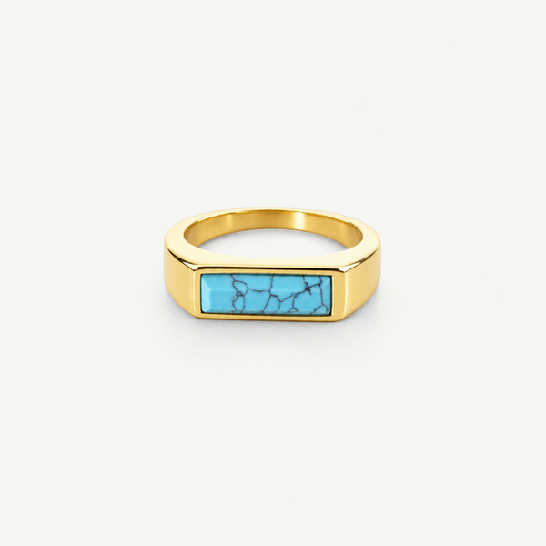 Bar Turquoise Ring