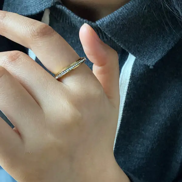 Twinkling Eternity Fidget Ring, photo 2