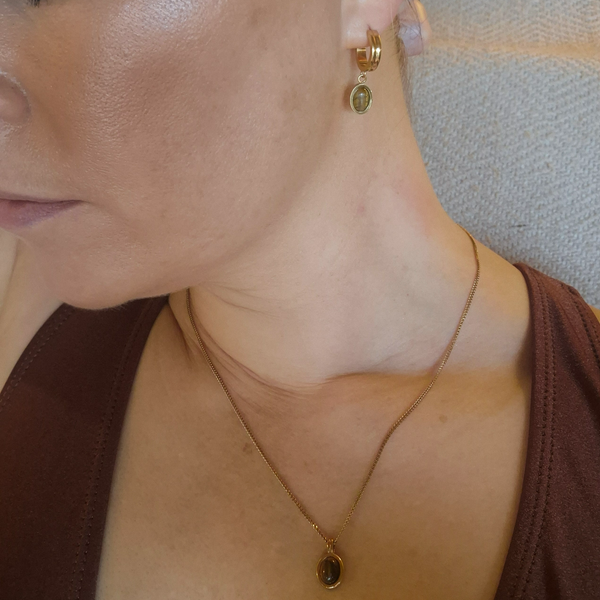 Tiger's Eye Pendant Necklace, photo 5