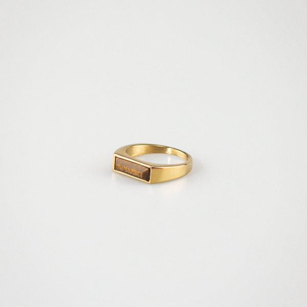 Bar Tigers Eye Ring, photo 3