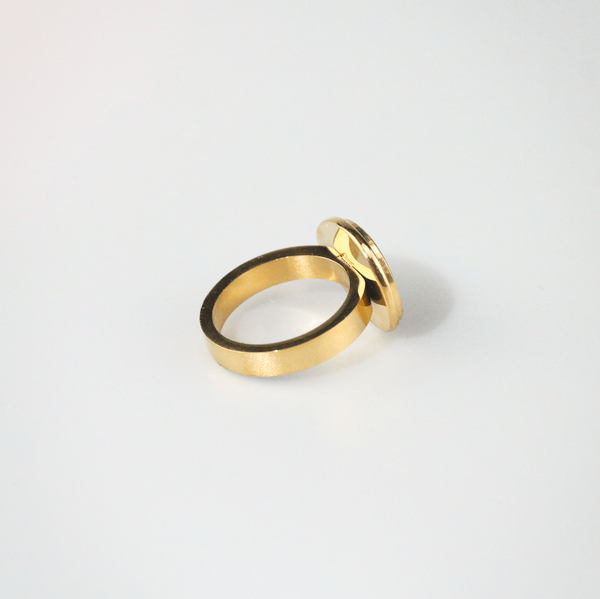 Mother of Pearl Statement Signet Ring, photo 15