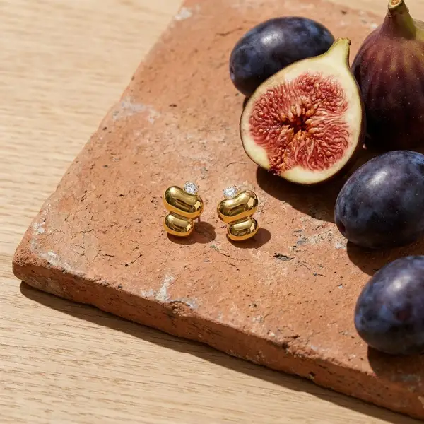 Molten Stud Earrings, photo 4