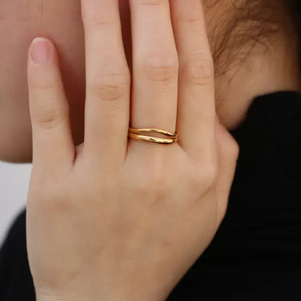 Split Shank Wave Ring, photo 3