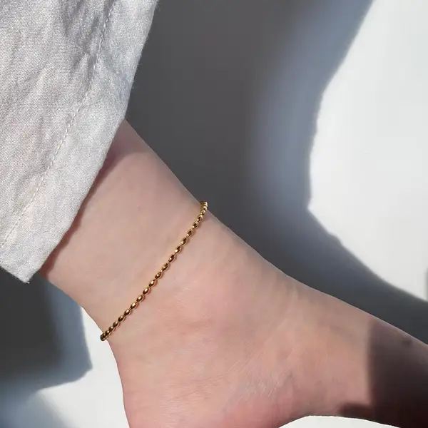 Rice Bead Anklet, photo 2