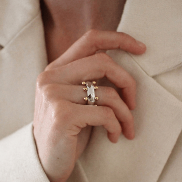 Orbit Mixed Two-Tone Ring, photo 2