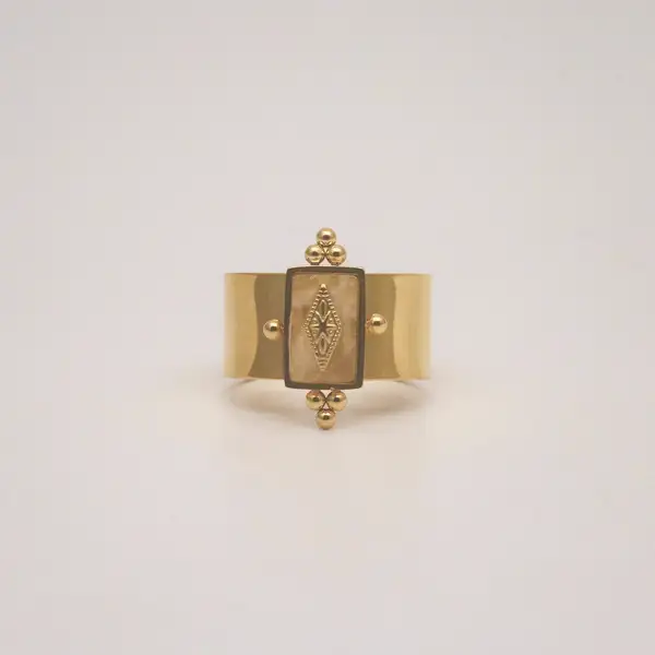 Vintage Waterproof Stainless Steel Ring, photo 2