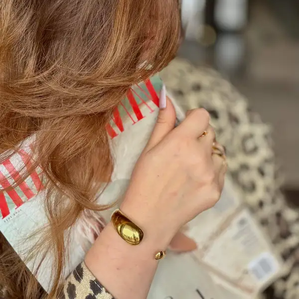 Gold Cuff Bracelet, photo 4