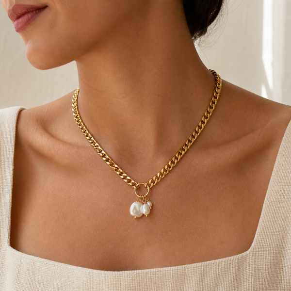 Chunky Baroque Pearl Necklace, photo 2