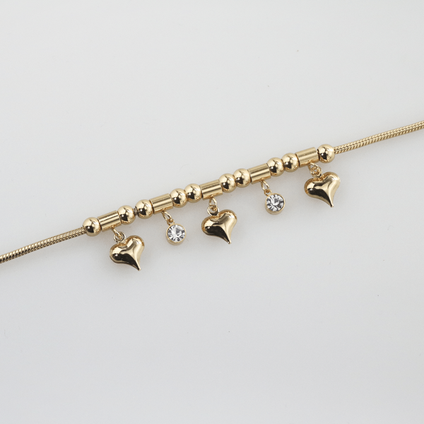 Triple Hearts Charm Bracelet, photo 4