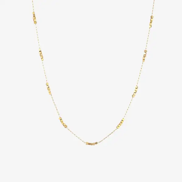 Gold Square Beads Choker, photo 3