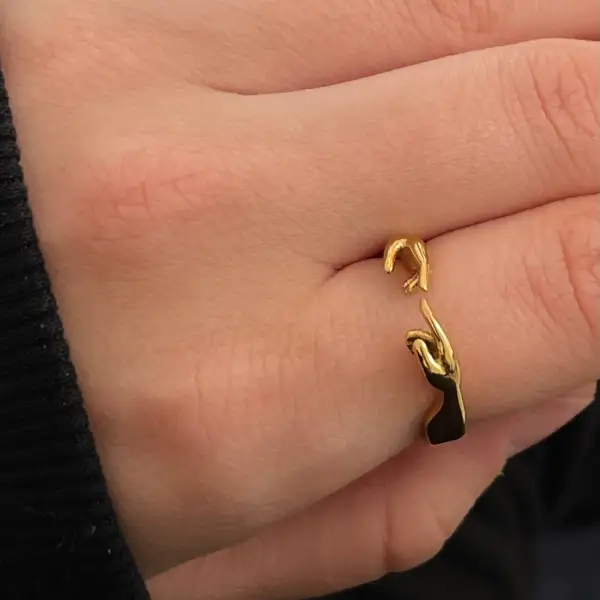 Open Hands Ring, photo 4