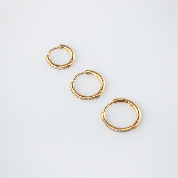 Gold Hoop Earrings Set, photo 5