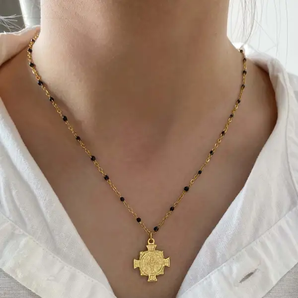 Saint Benedict Medal Necklace, photo 2