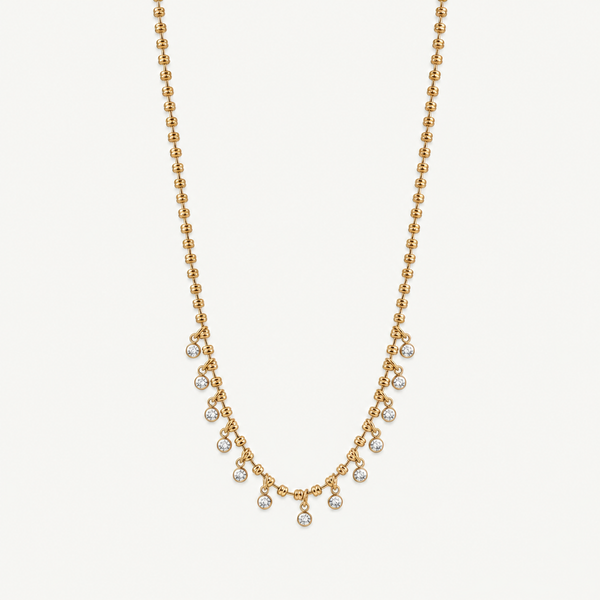 Crystal Fringe Necklace
